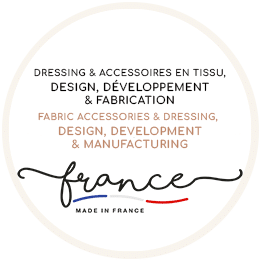 Fabric accessories and dressing made in France