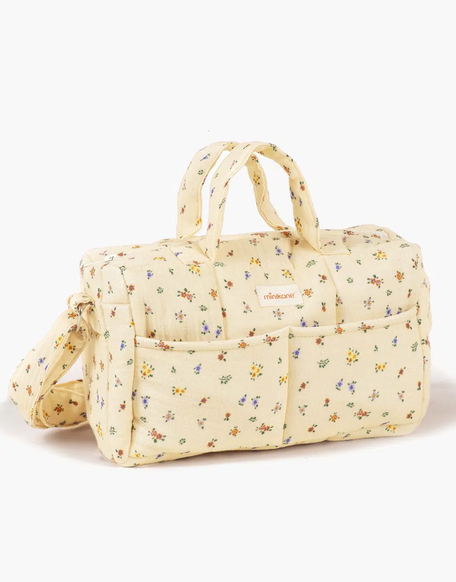 Sac à langer poupée en gaze de coton Élise