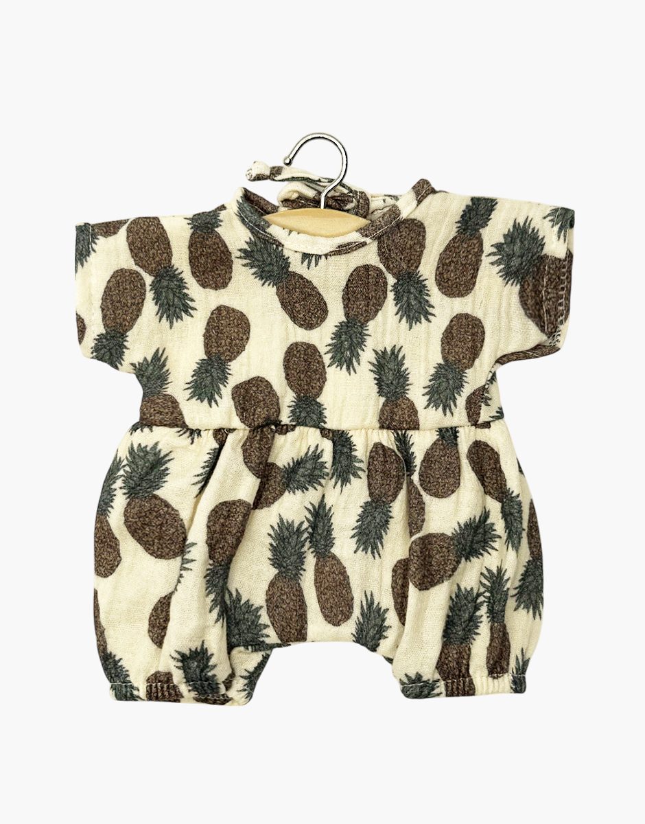 Babies - Barboteuse Noa en gaze de coton Ananas