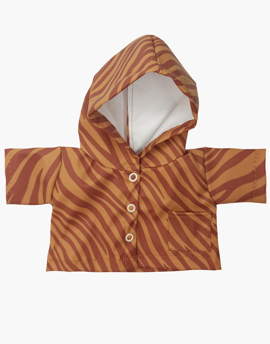 Imperméable Clotaire en coton enduit Zèbre