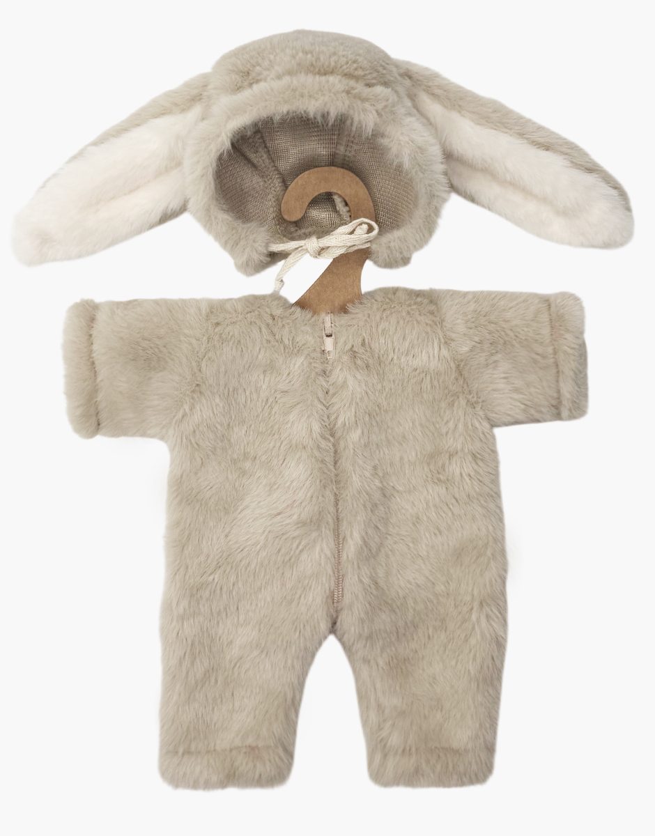 Les P'tits Déguiz' - Ensemble Bunny en fausse fourrure beige