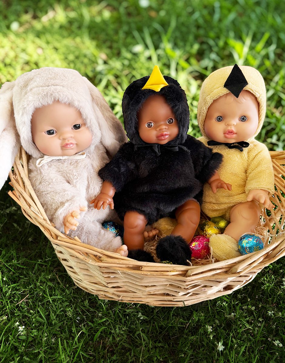 Les P'tits Déguiz' - Ensemble Piou-piou en molleton éponge jaune