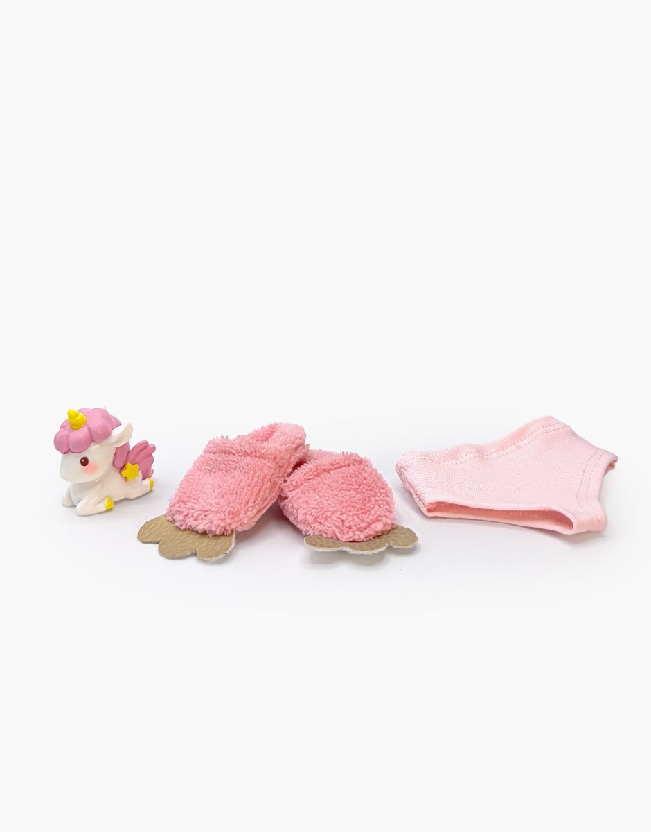 Lot accessoires de licorne Mini Panchas avec son mini jouet