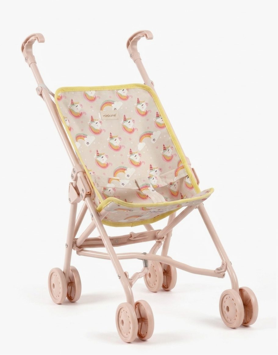 Poussette poupée Licorne sur châssis nude