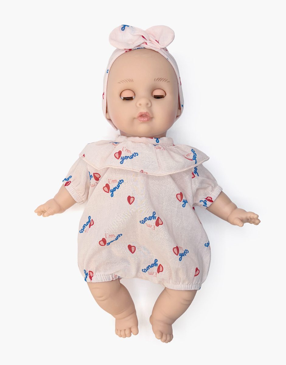 Célestine, poupée Bébé rêve 26cm aux yeux dormeurs et son ensemble Eva I'm yours