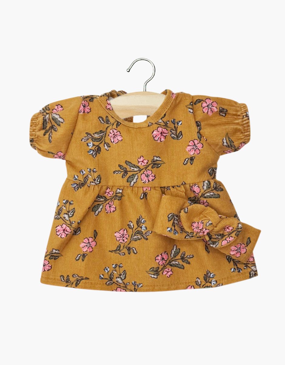 Babies - Robe Faustine et son headband en velours Lina
