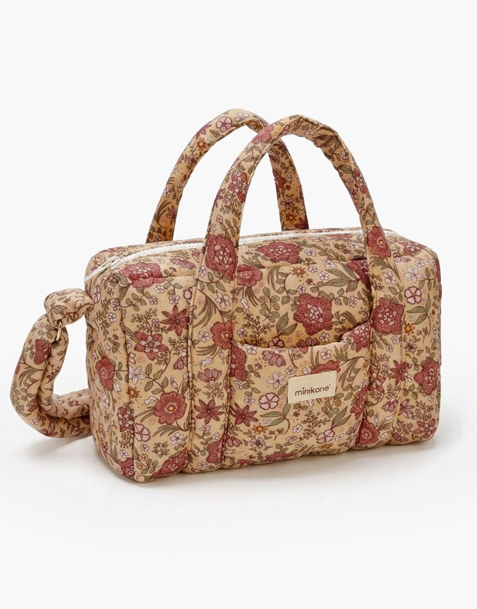 Sac à langer poupée en gaze de coton Bal d'automne