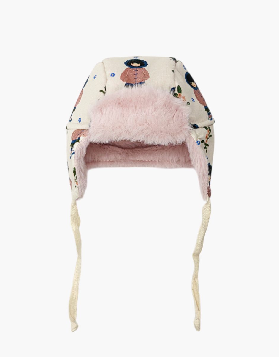 Chapka Swann en coton Jade